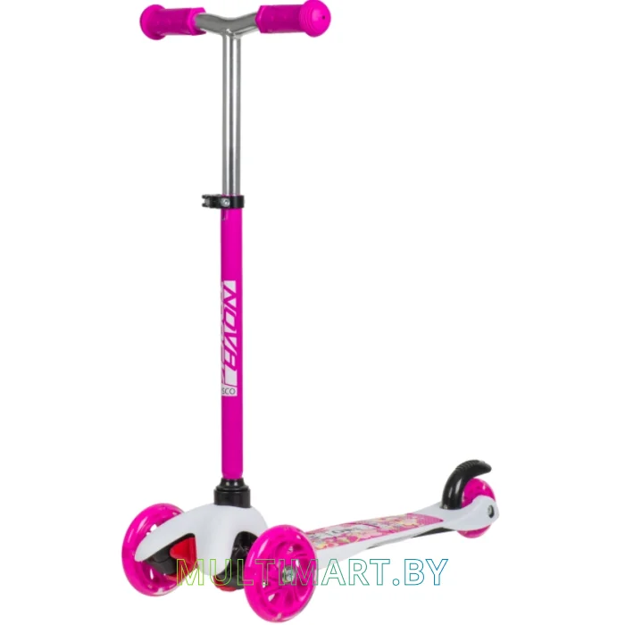 Самокат Novatrack Disco-Kids Print 120H.DISCOKIDS.SWPN20 (розовый, 2020)